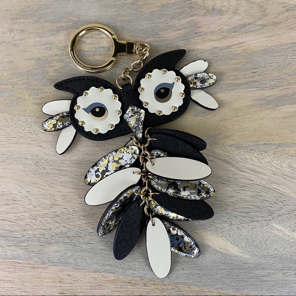 Kate Spade Leather Owl Bag Charm, NWOT